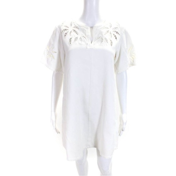 See by Chloe white cotton dress with cut-out design size 34 - Picture 2 of 5